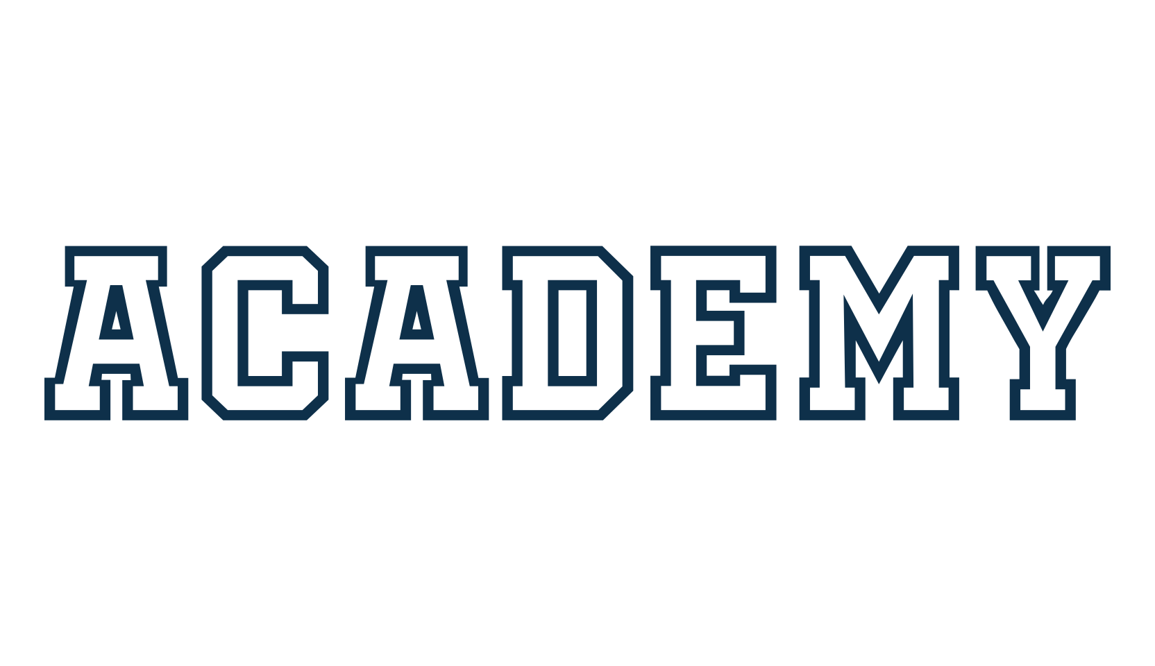 Academy, fancy old school decorative font preview