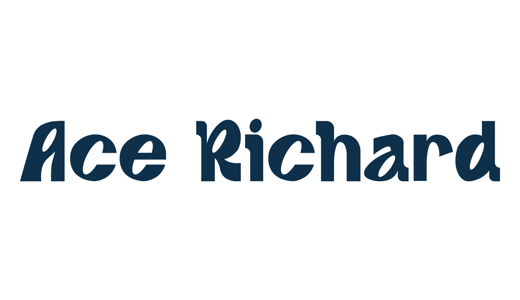 Ace Richard, various font preview