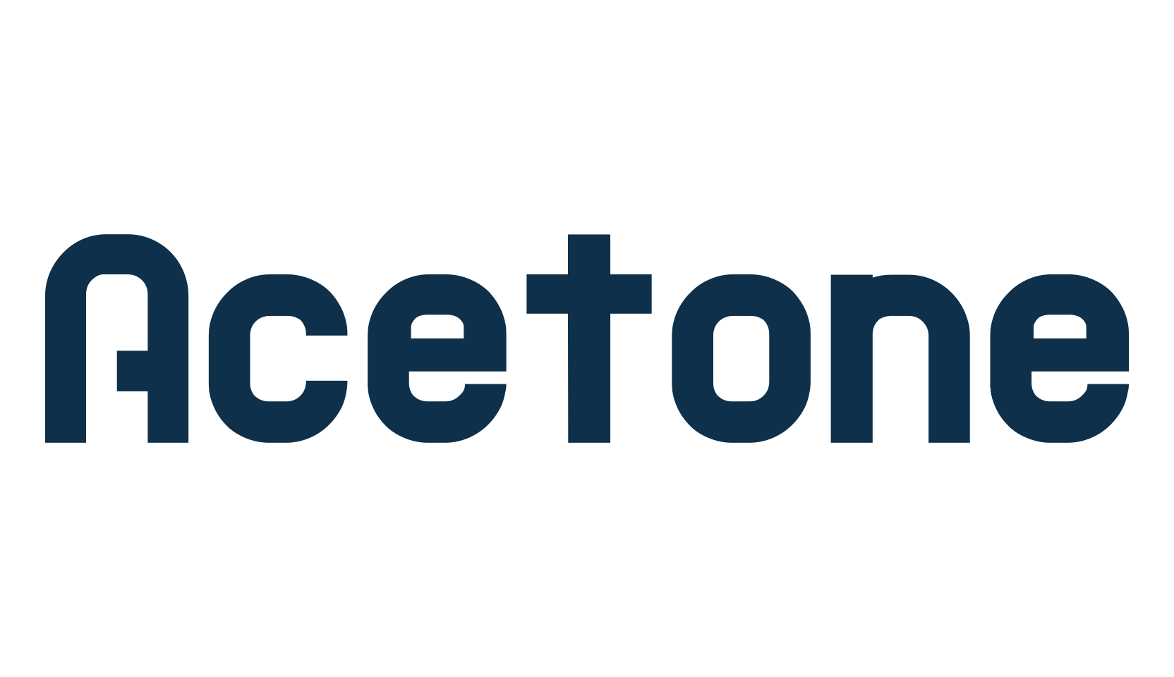 Acetone, various font preview
