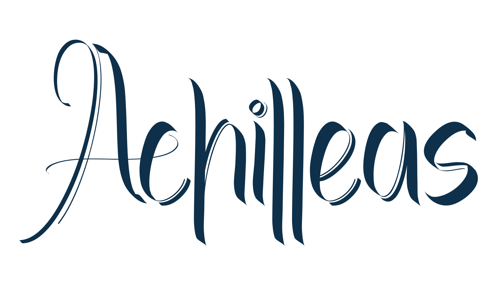 Achilleas, script calligraphy fancy decorative font preview