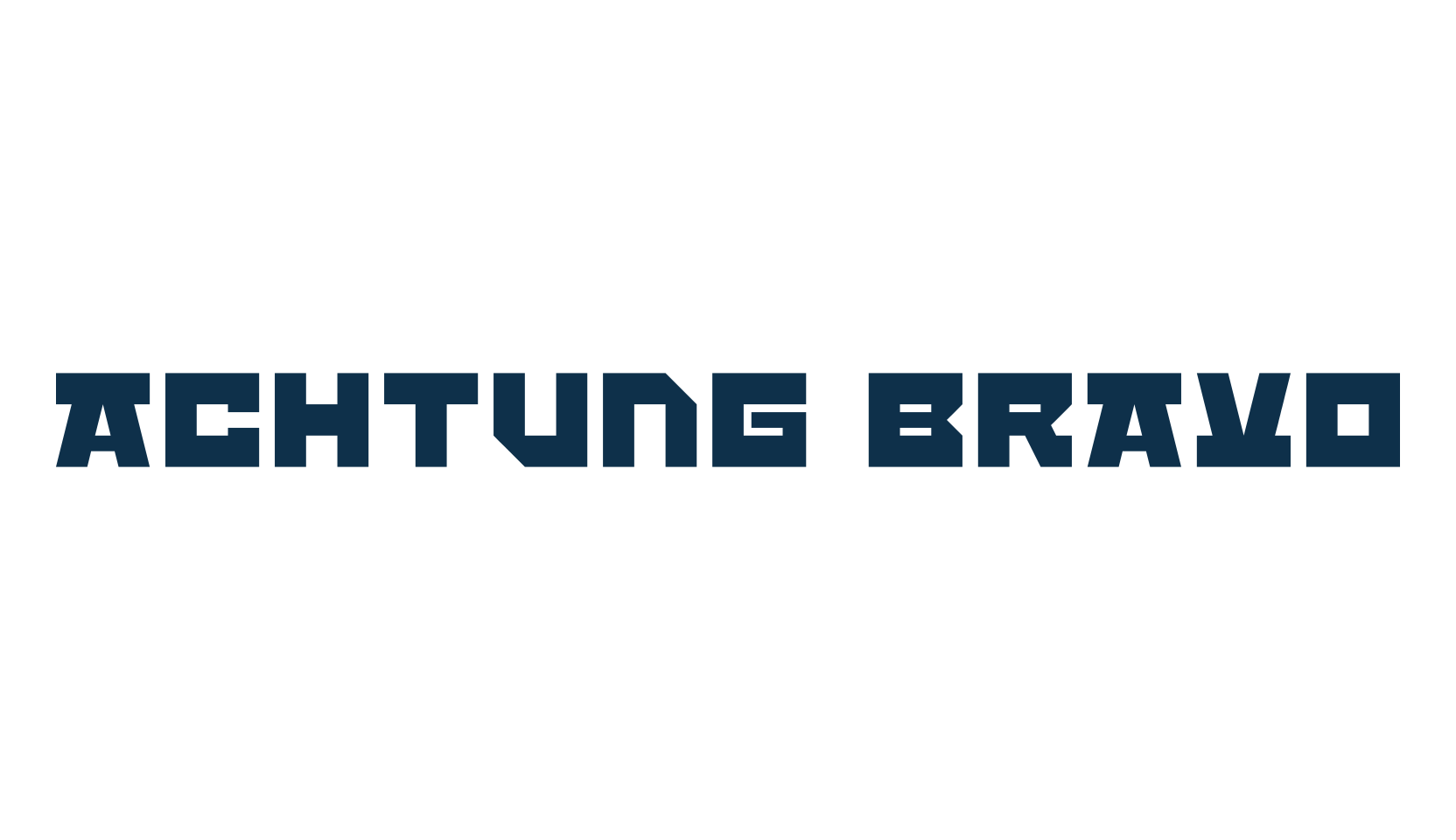 Achtung Bravo, fancy various decorative font preview