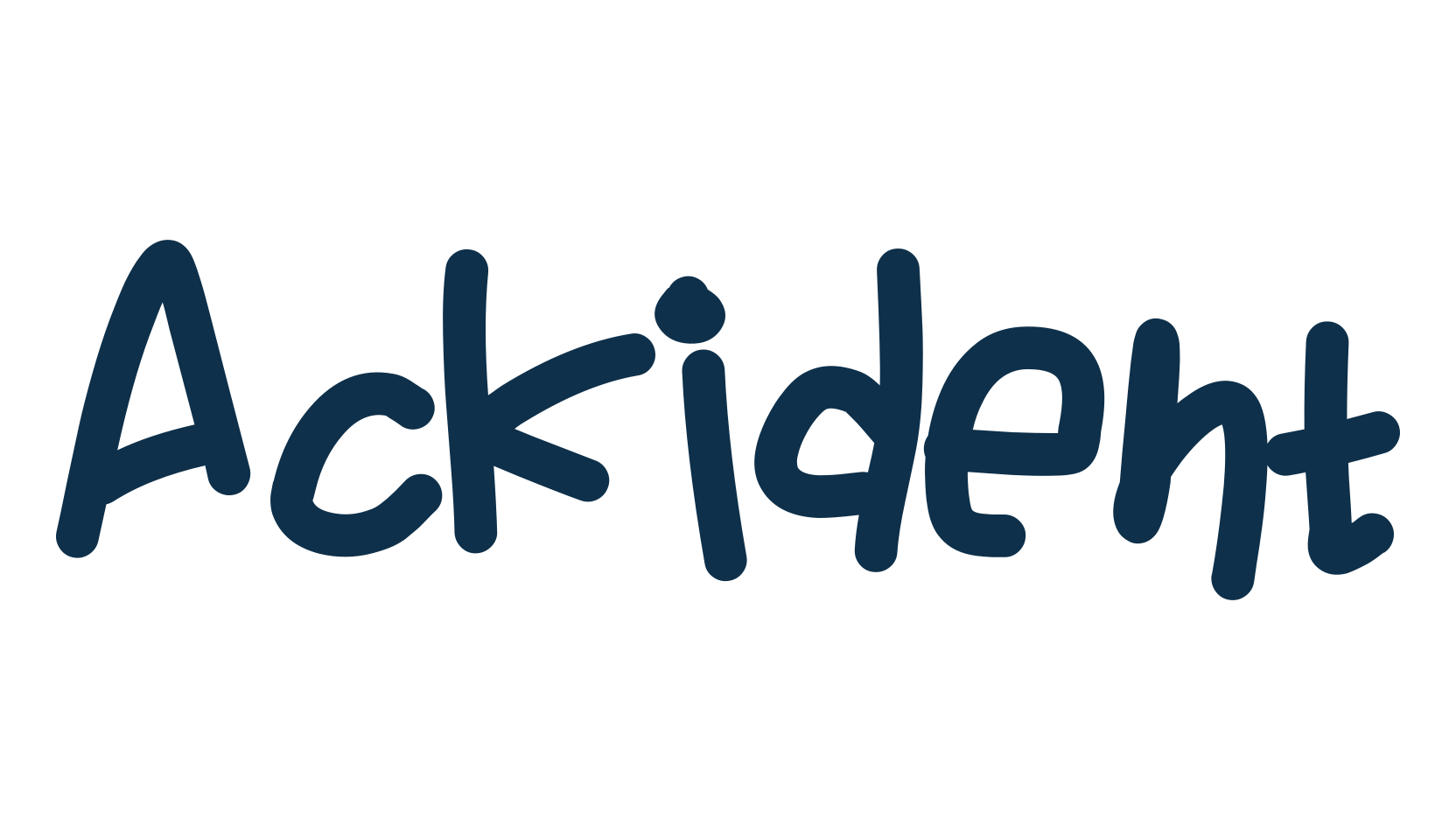 Ackident, script handwritten fancy decorative calligraphy font preview