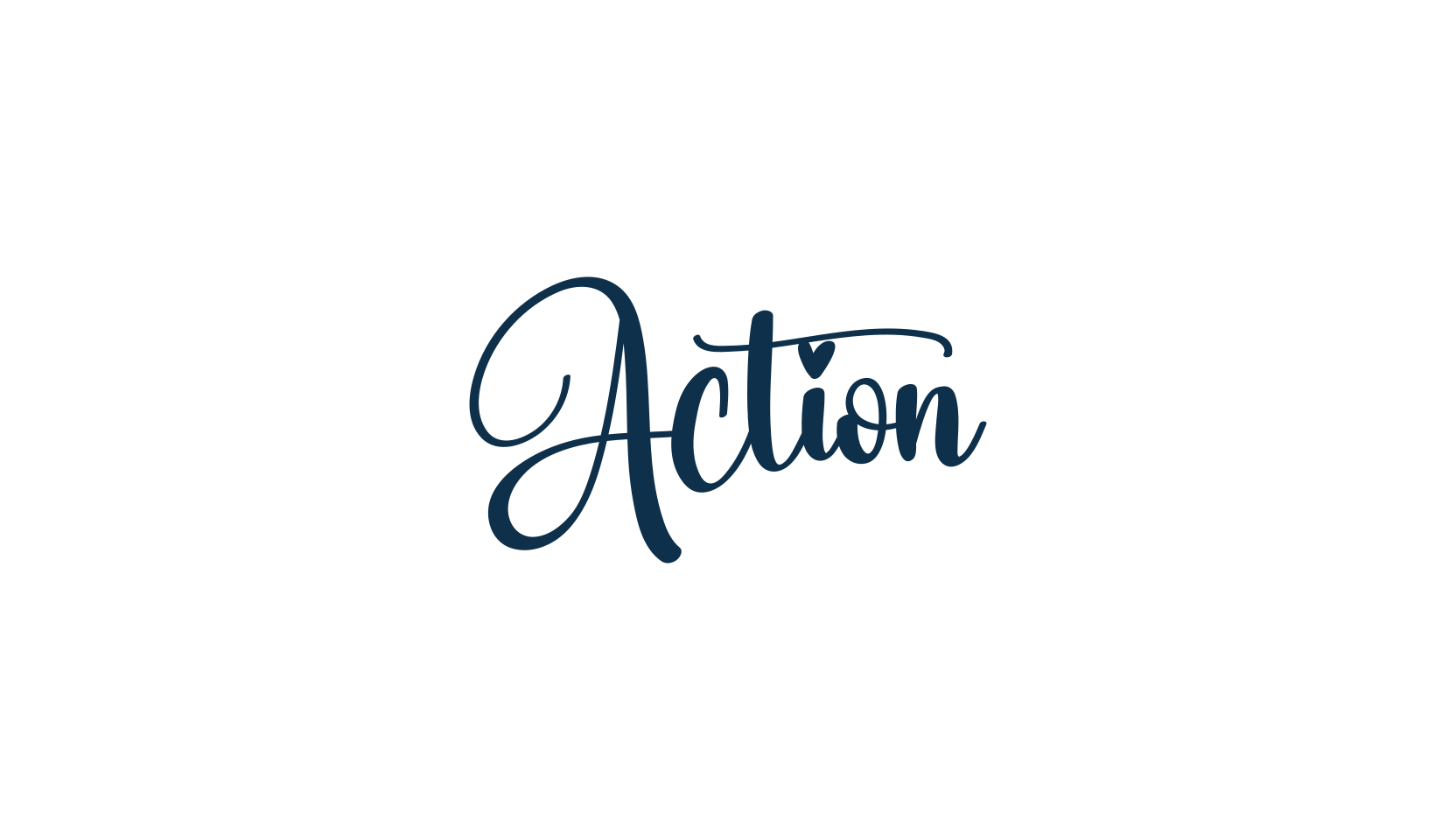 Action (action-2), script calligraphy fancy decorative font preview