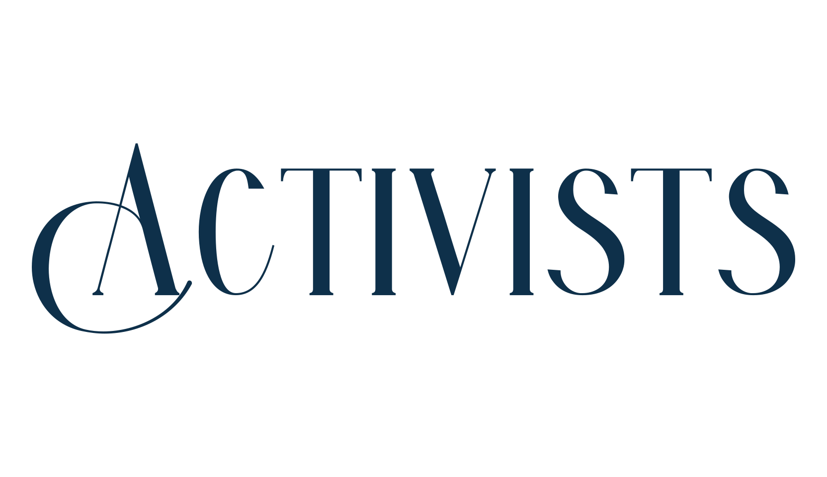 Activists, serif font preview