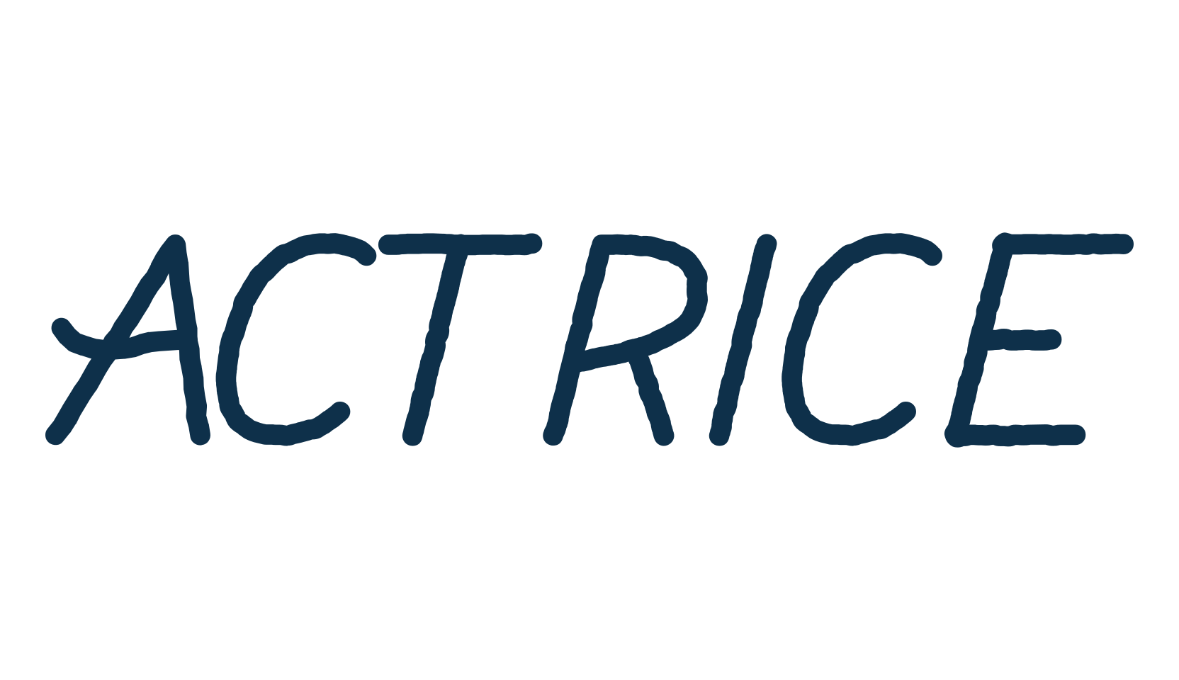 Actrice, retro font preview