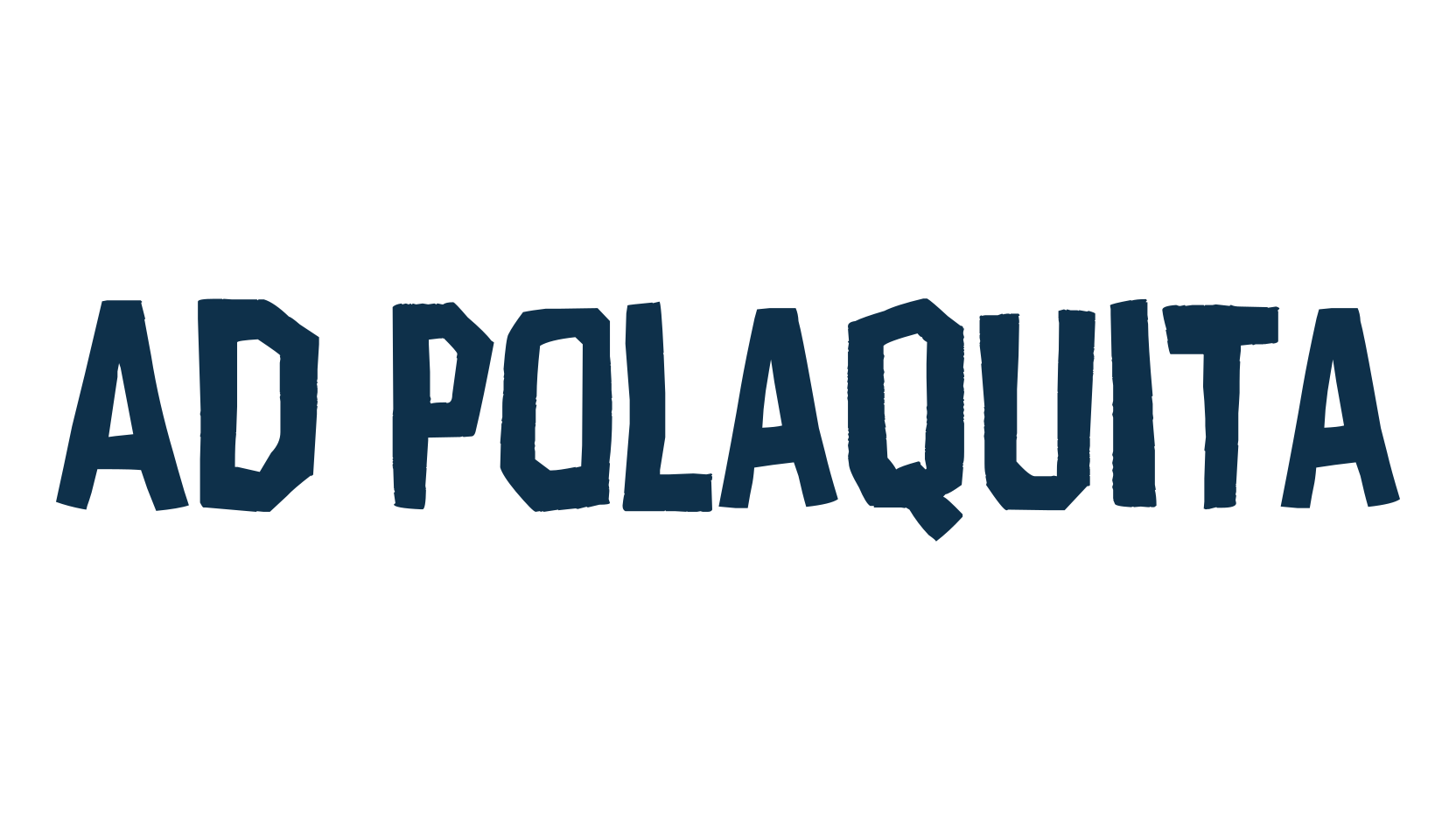 AD Polaquita, cartoon font preview
