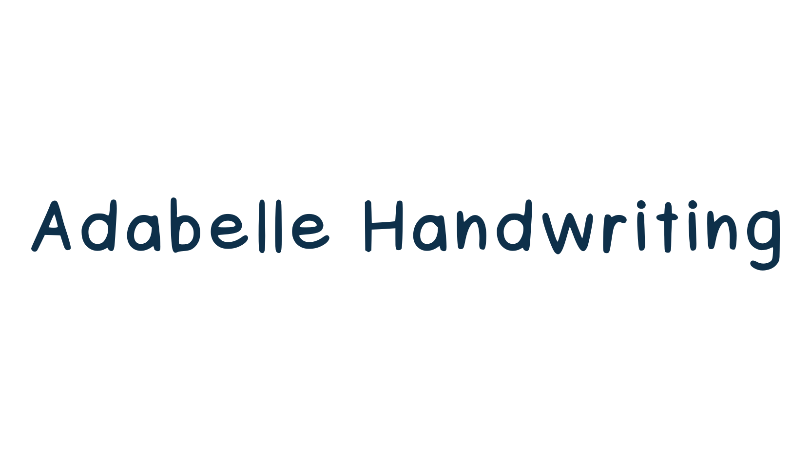 Adabelle Handwriting, script handwritten fancy decorative calligraphy font preview