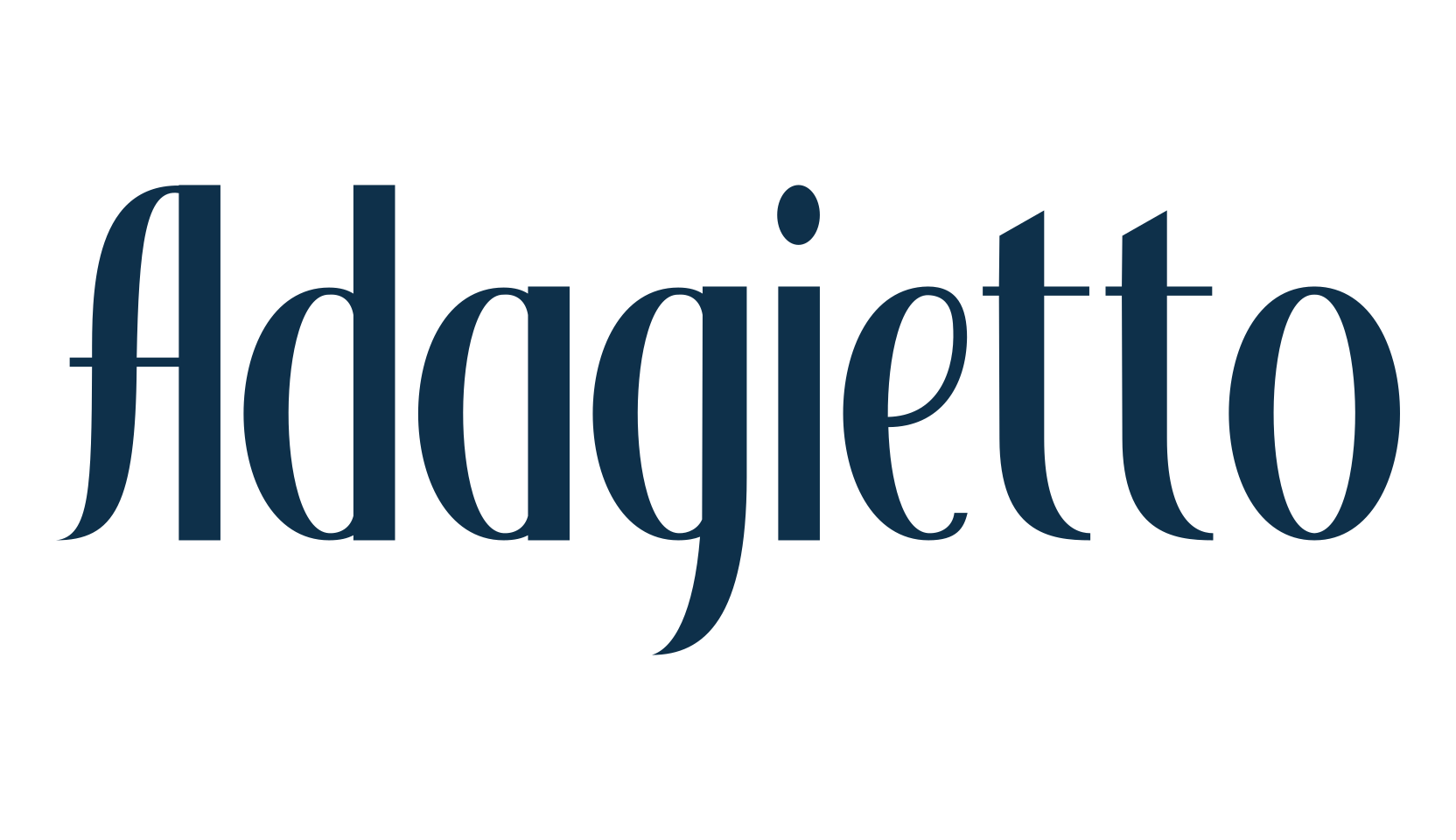 Adagietto, fancy retro decorative font preview