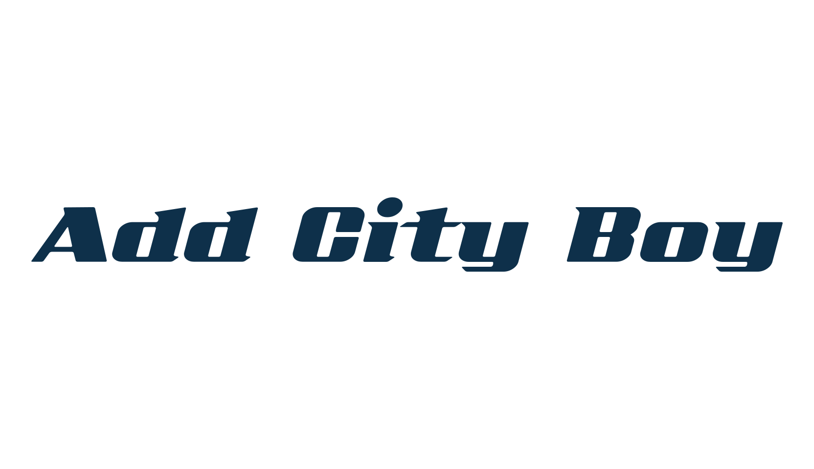 Add City Boy, fancy various techno sci-fi font preview