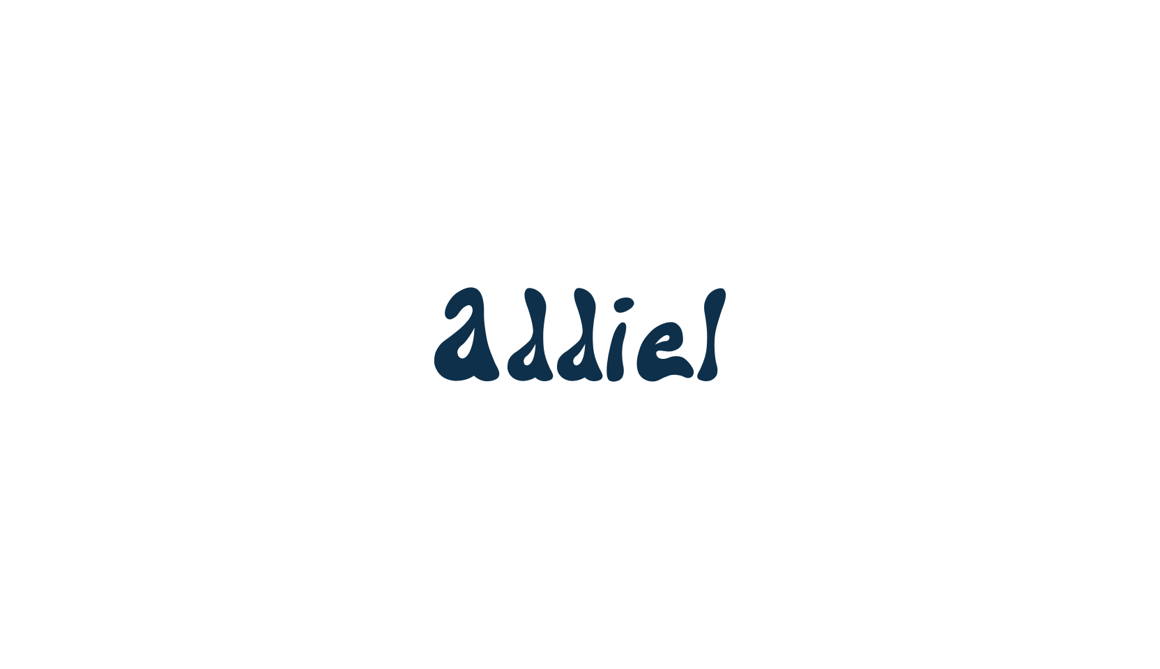 Addiel, fancy groovy decorative font preview