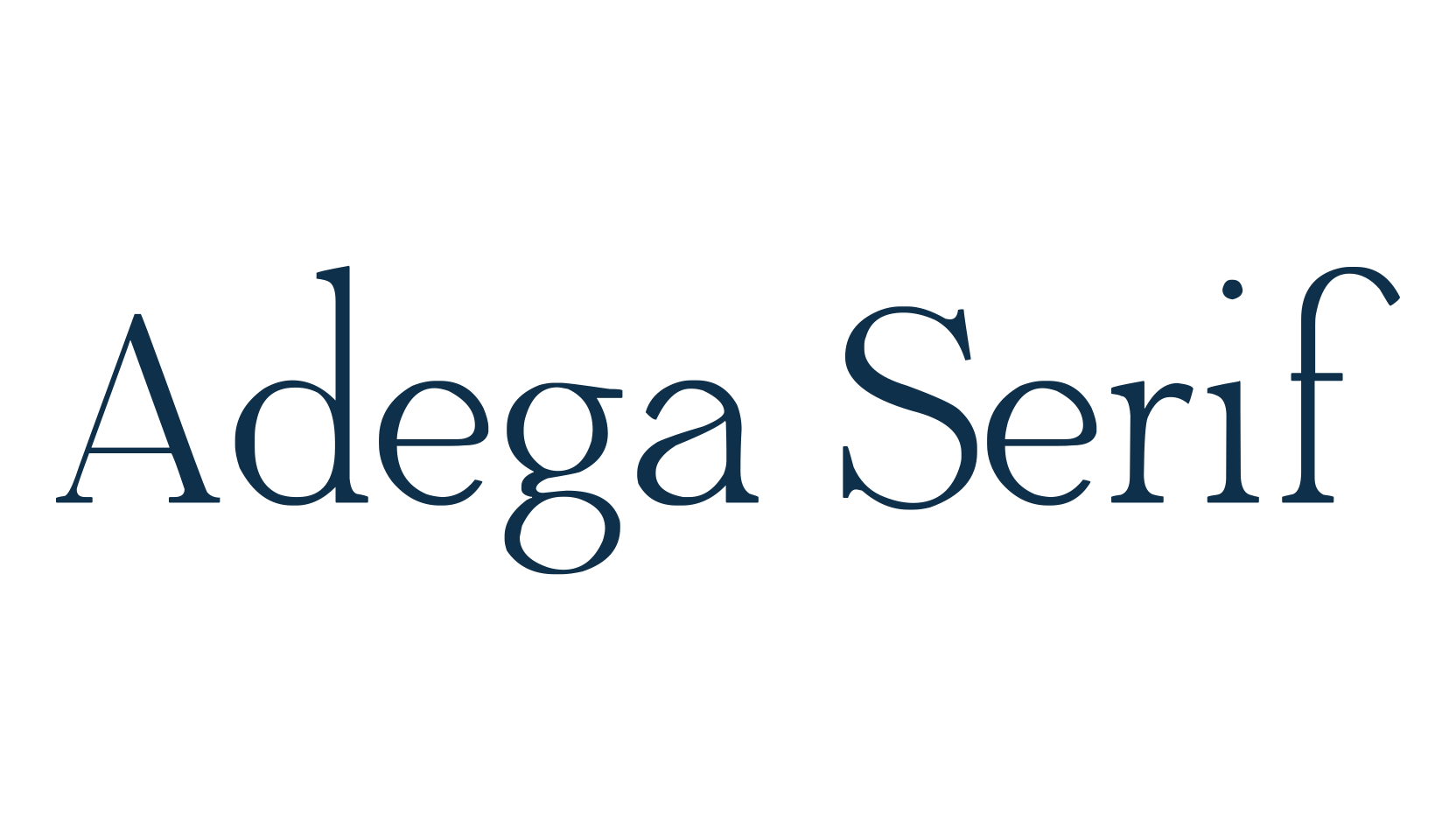 Adega Serif, serif font preview