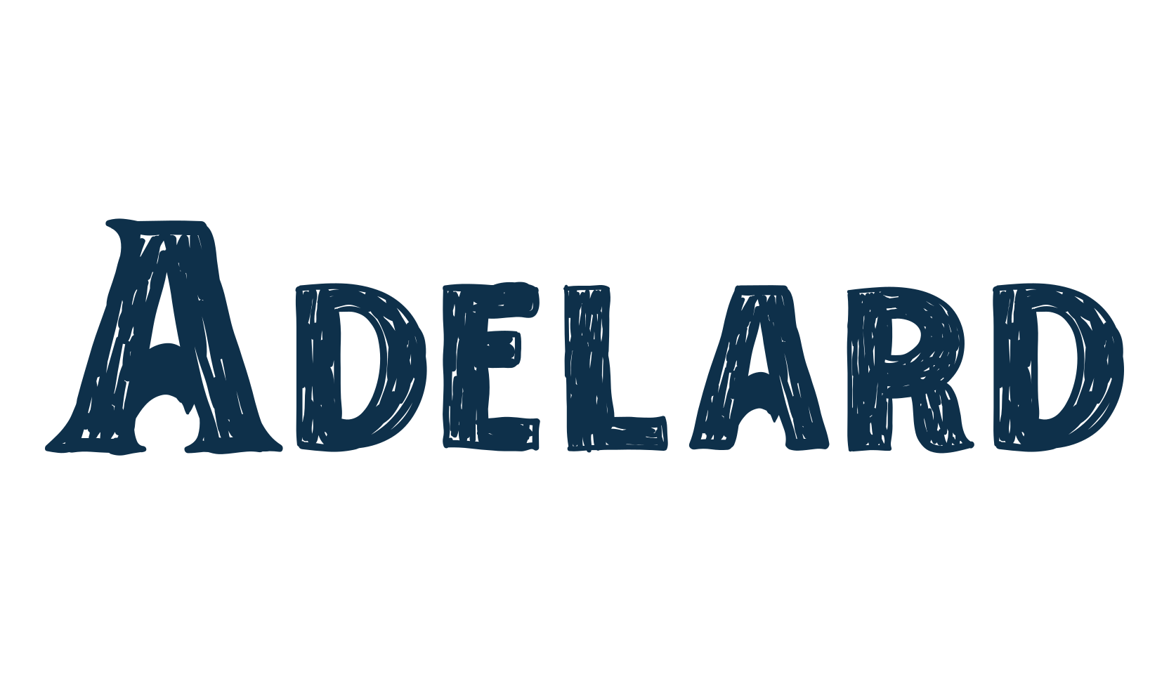Adelard, fancy eroded decorative font preview