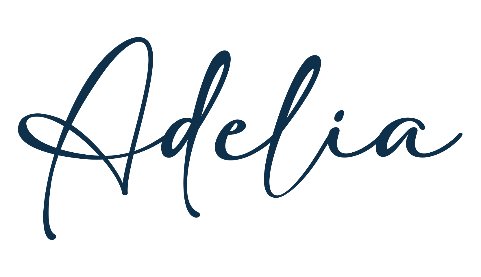 Adelia (adelia-3), calligraphy font preview