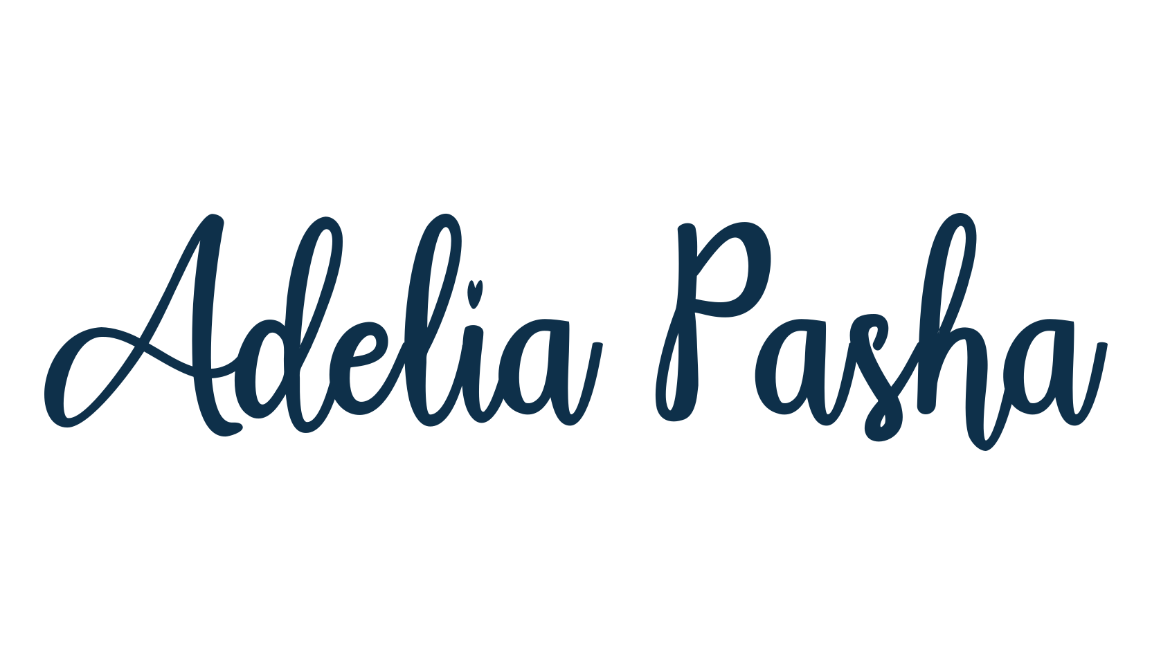 Adelia Pasha, calligraphy font preview