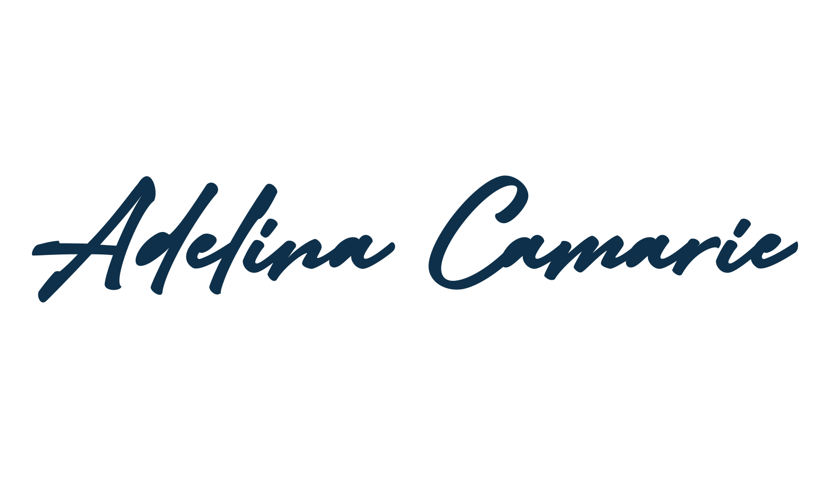 Adelina Camarie, script handwritten fancy decorative calligraphy font preview