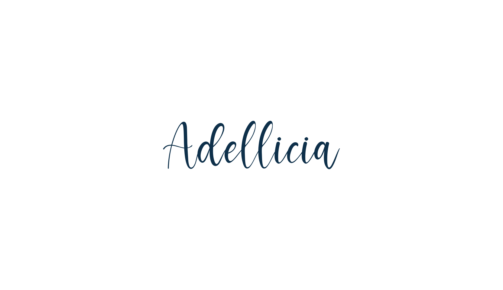 Adellicia, various font preview
