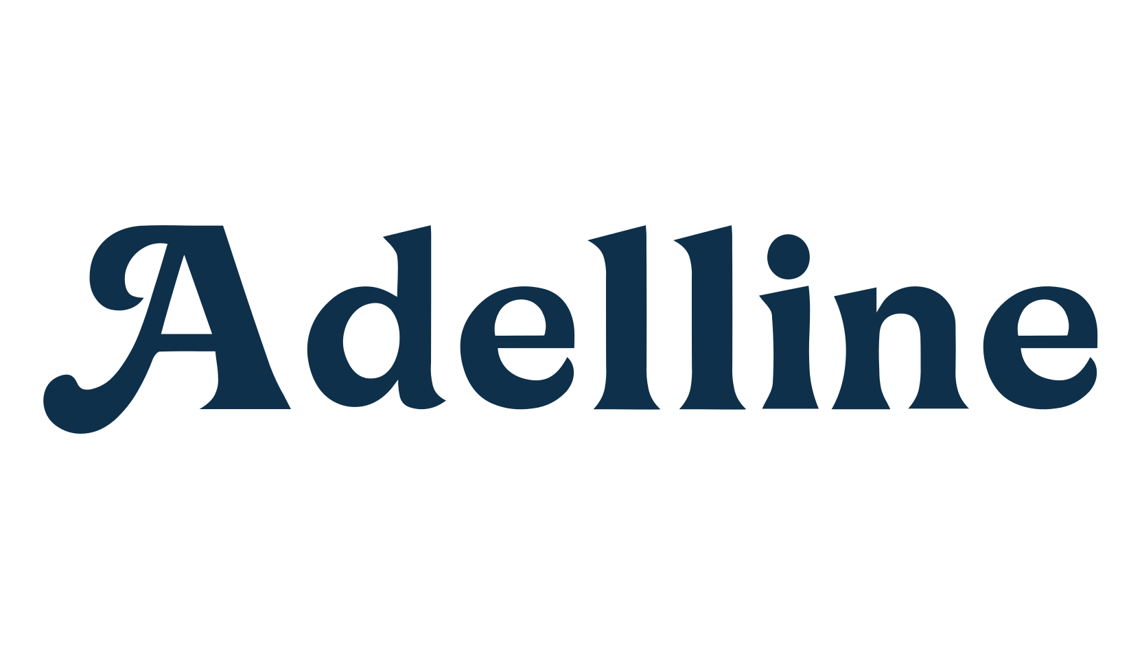 Adelline (adelline-2), retro font preview