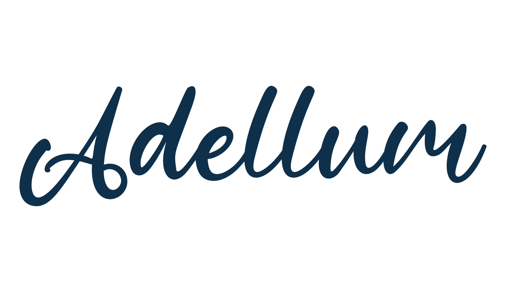 Adellum, fancy various decorative script calligraphy font preview