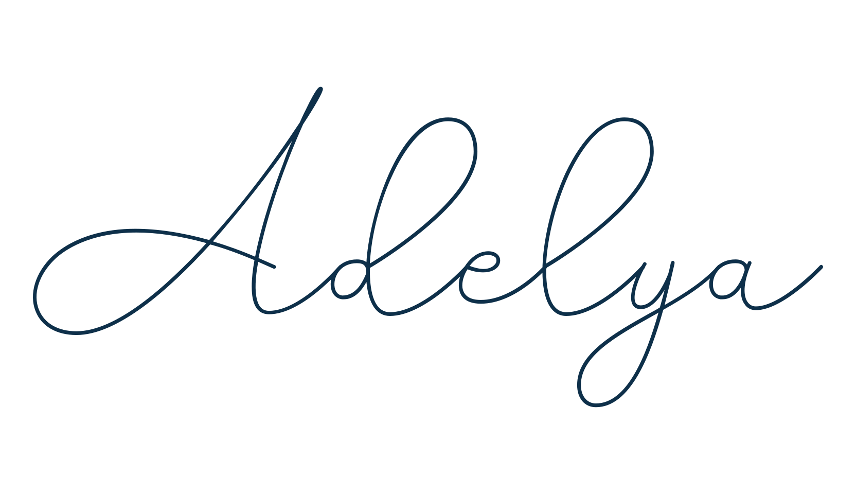 Adelya, script handwritten fancy decorative calligraphy font preview