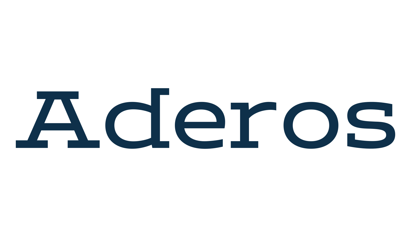 Aderos, basic serif font preview