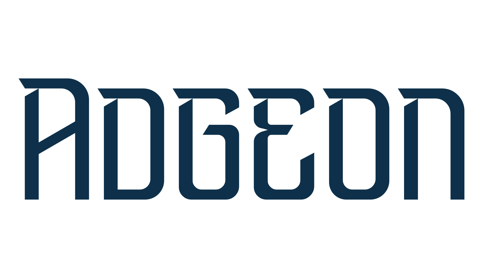 Adgeon, fancy various techno sci-fi font preview