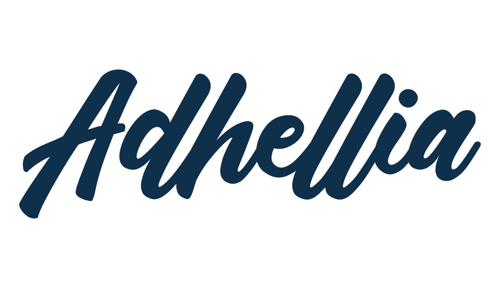 Adhellia, fancy decorative font preview