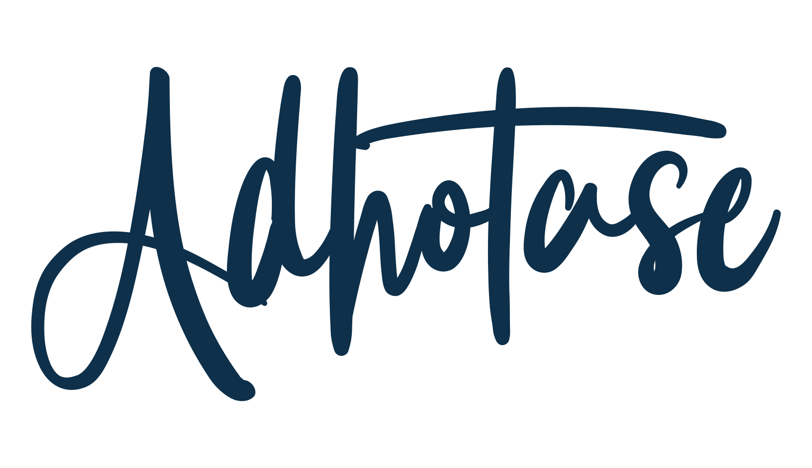 Adhotase, handwriting font preview