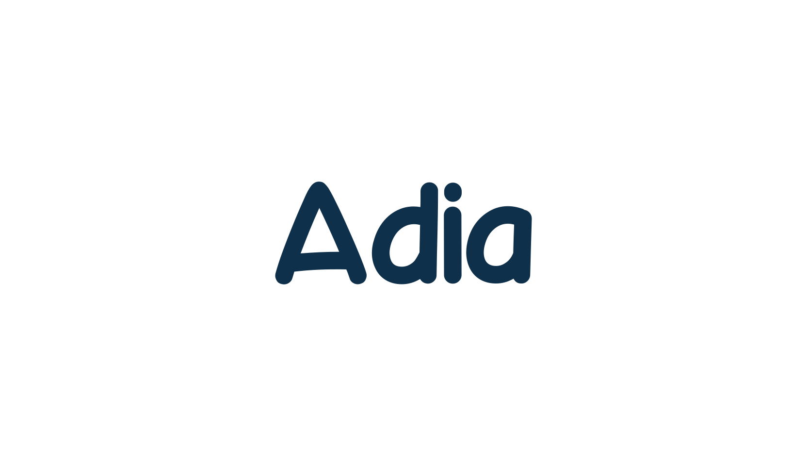 Adia, cartoon font preview