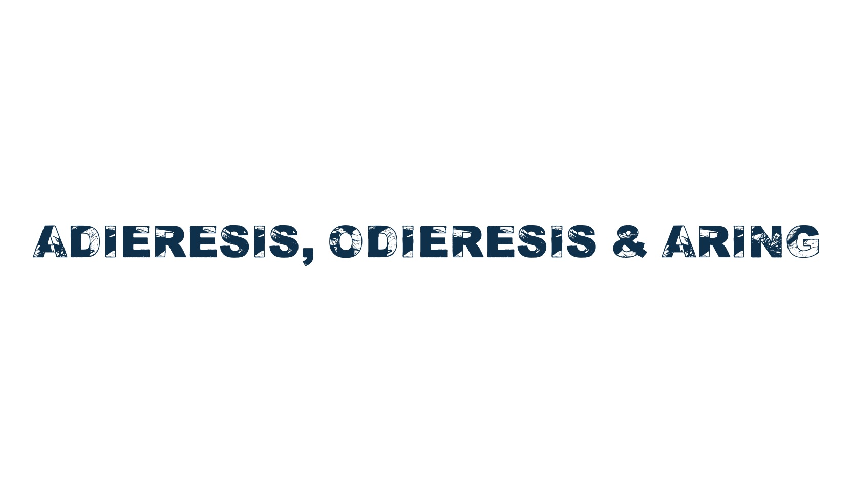 Adieresis, Odieresis & Aring, decorative font preview