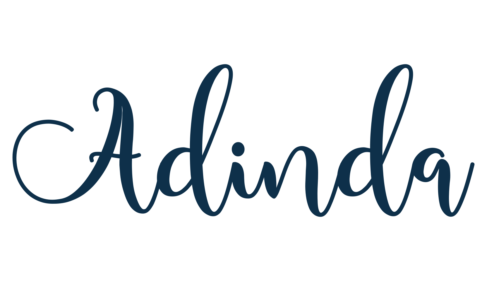 Adinda (adinda), script calligraphy fancy decorative font preview