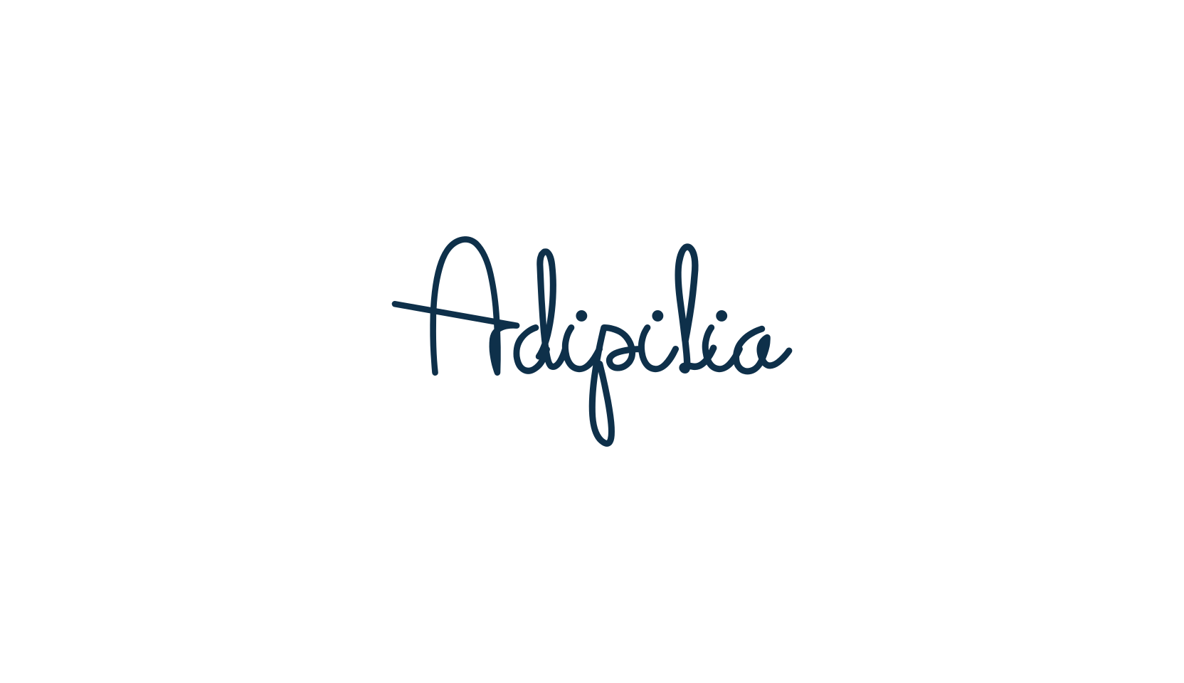 Adipilia, script handwritten fancy decorative calligraphy font preview