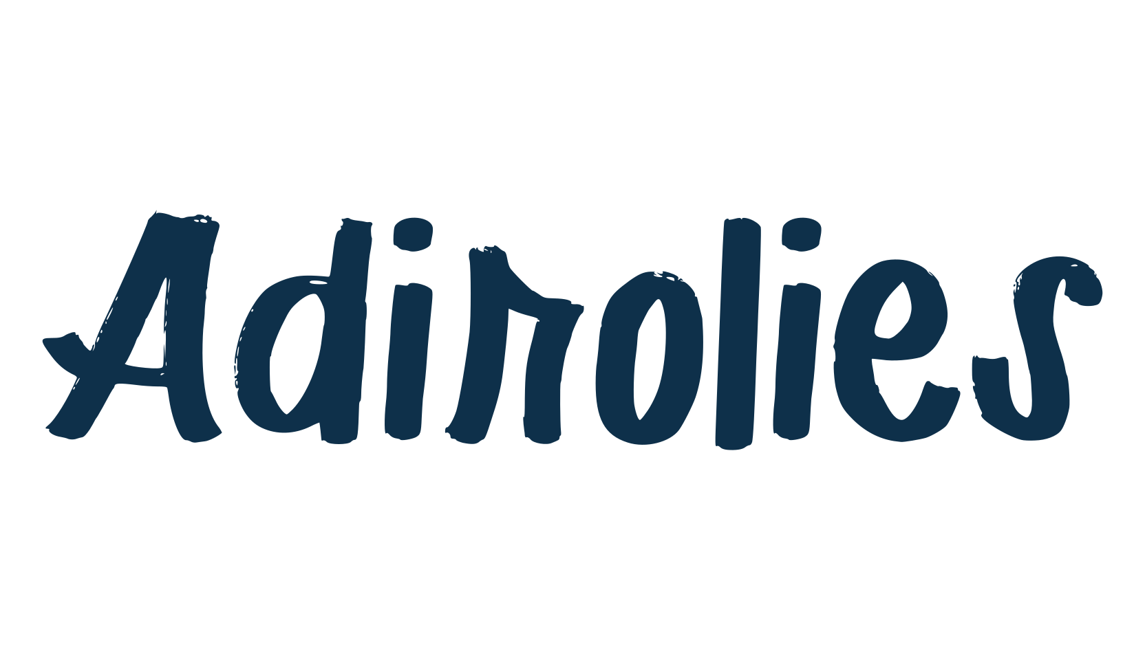 Adirolies, handwriting font preview