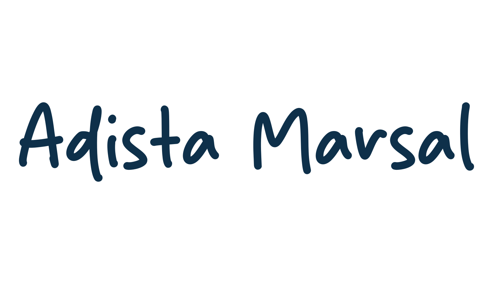 Adista Marsal, script handwritten fancy decorative calligraphy font preview