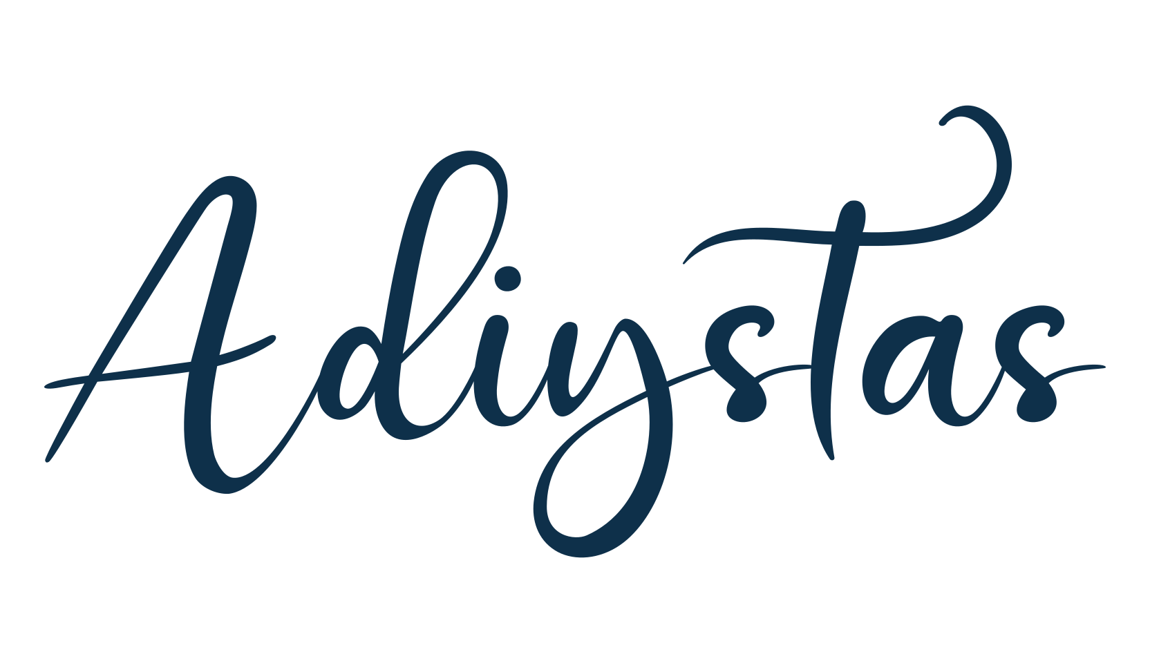 Adiystas, fancy decorative font preview