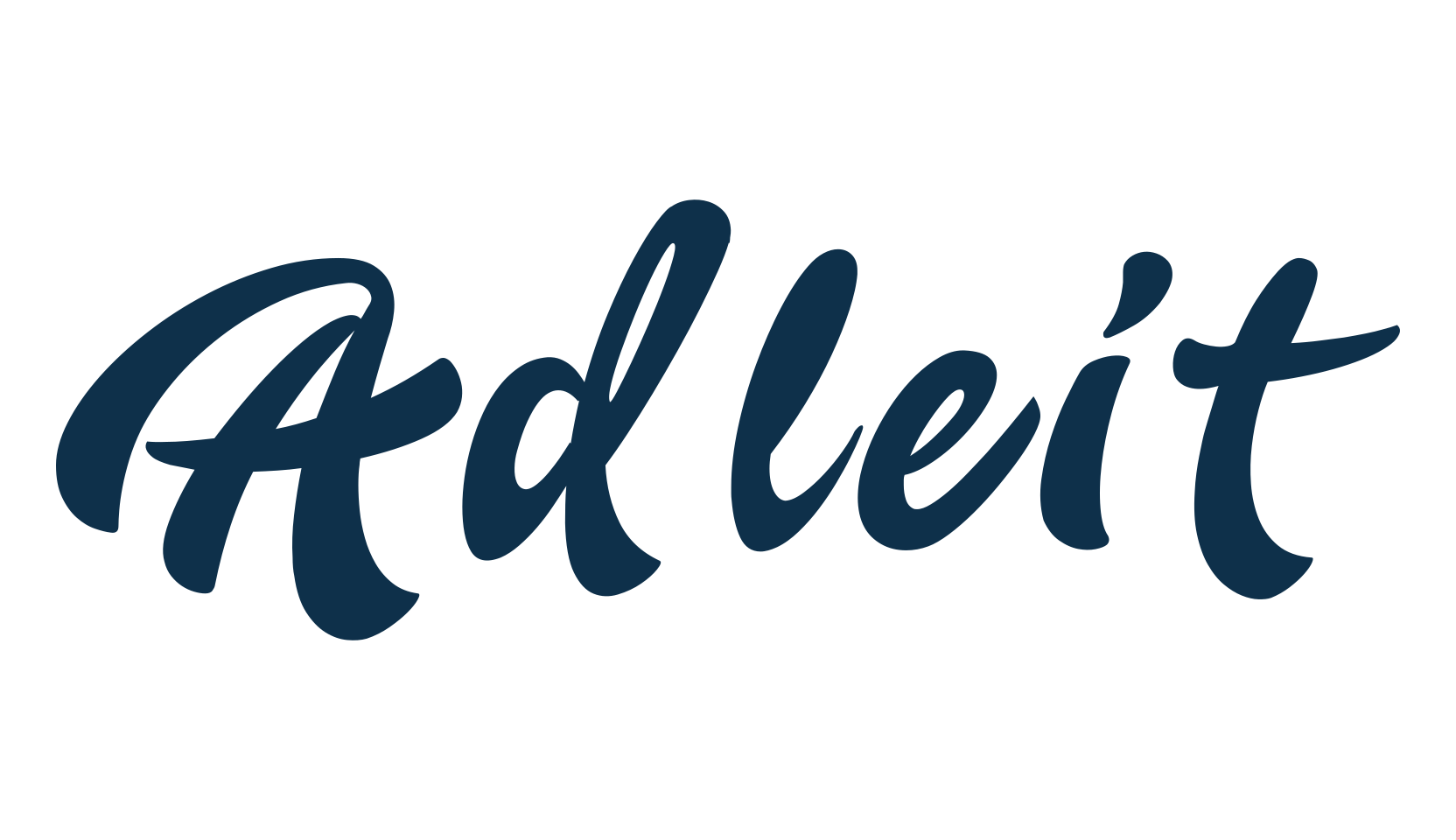 Adleit, fancy various decorative script calligraphy font preview