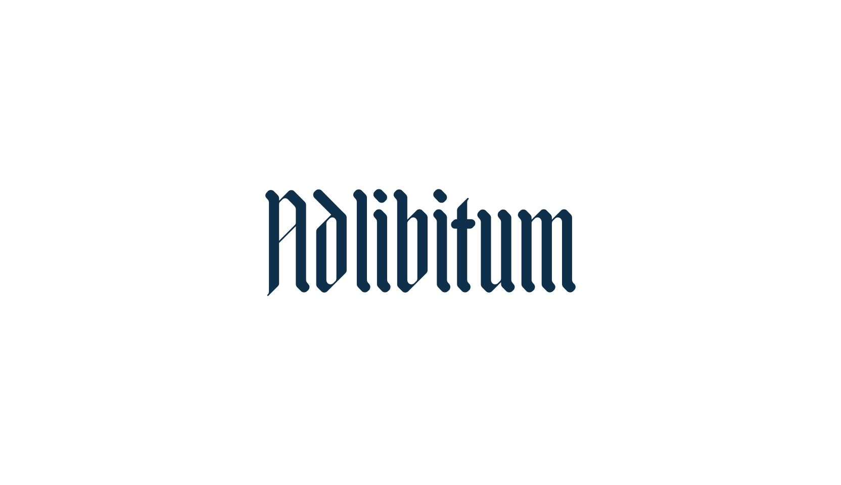 Adlibitum, modern font preview