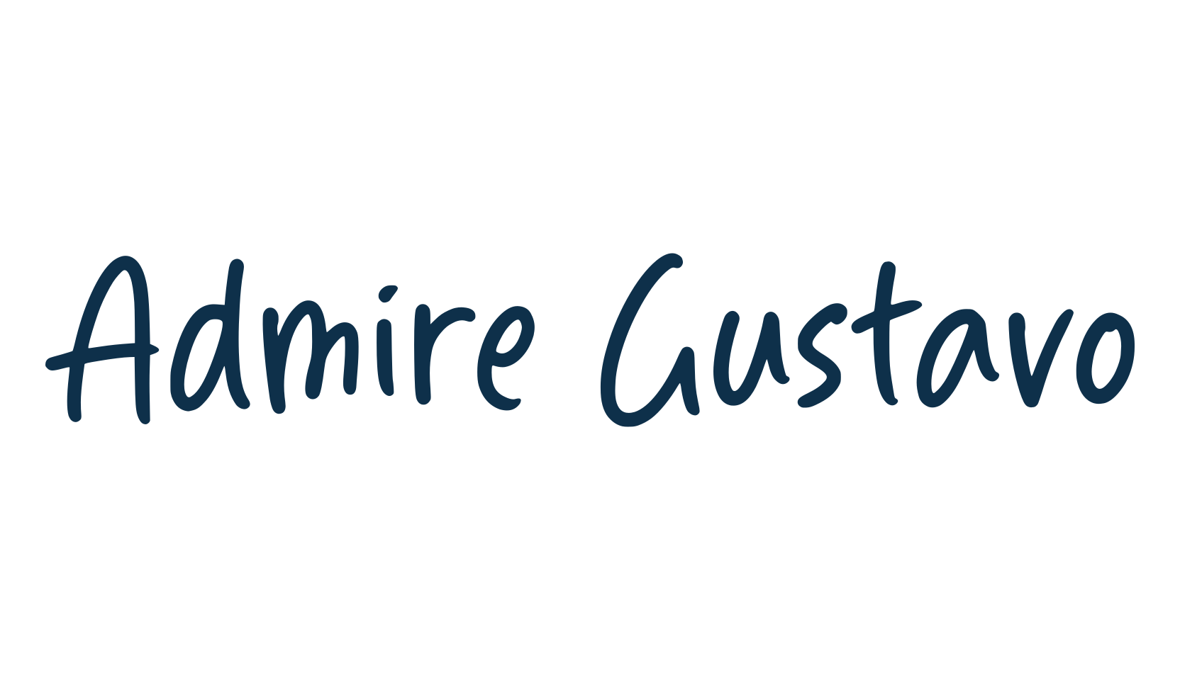 Admire Gustavo, script handwritten fancy decorative calligraphy font preview