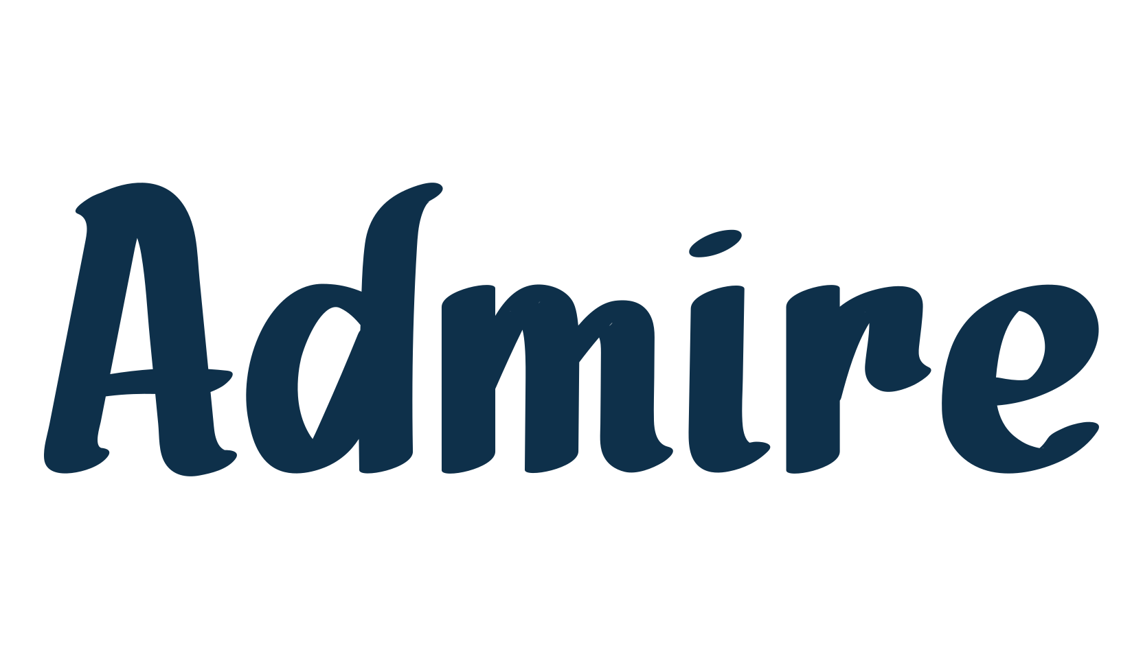 Admire, fancy decorative font preview