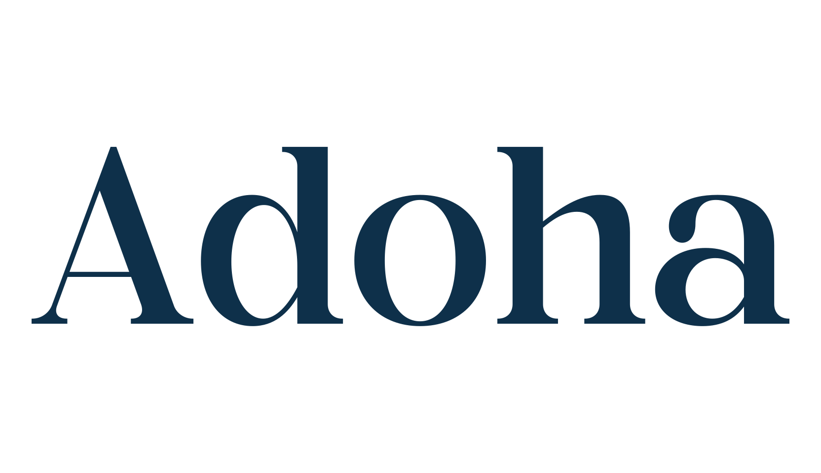 Adoha, serif font preview