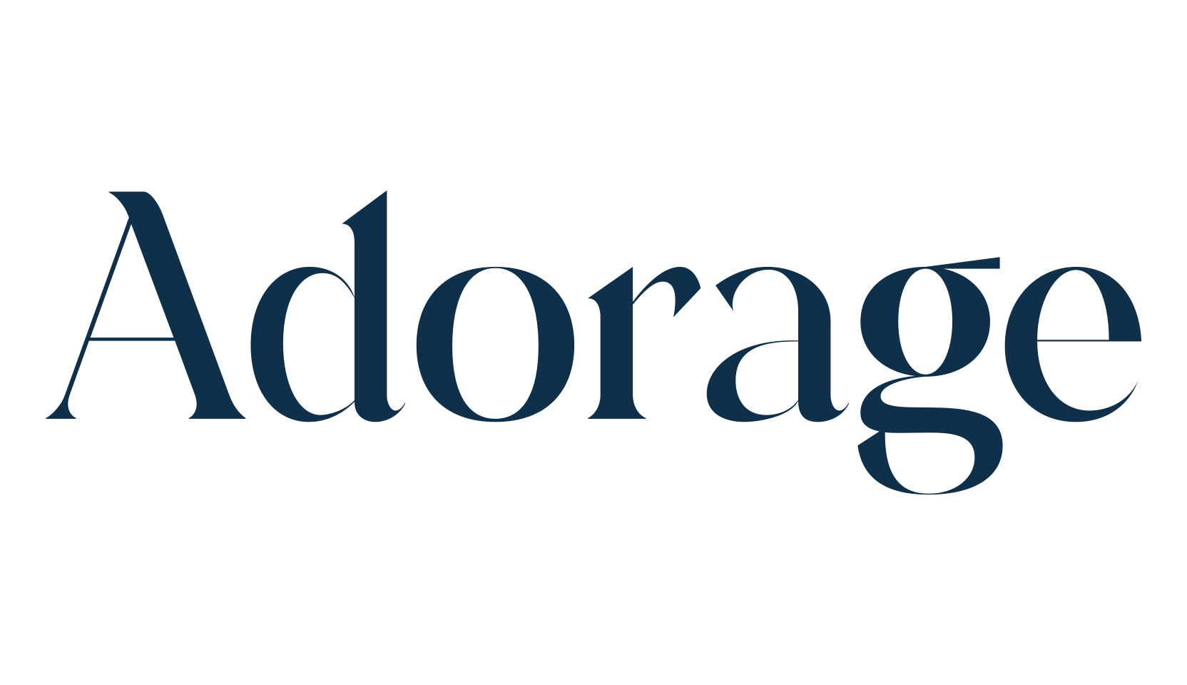 Adorage, serif font preview