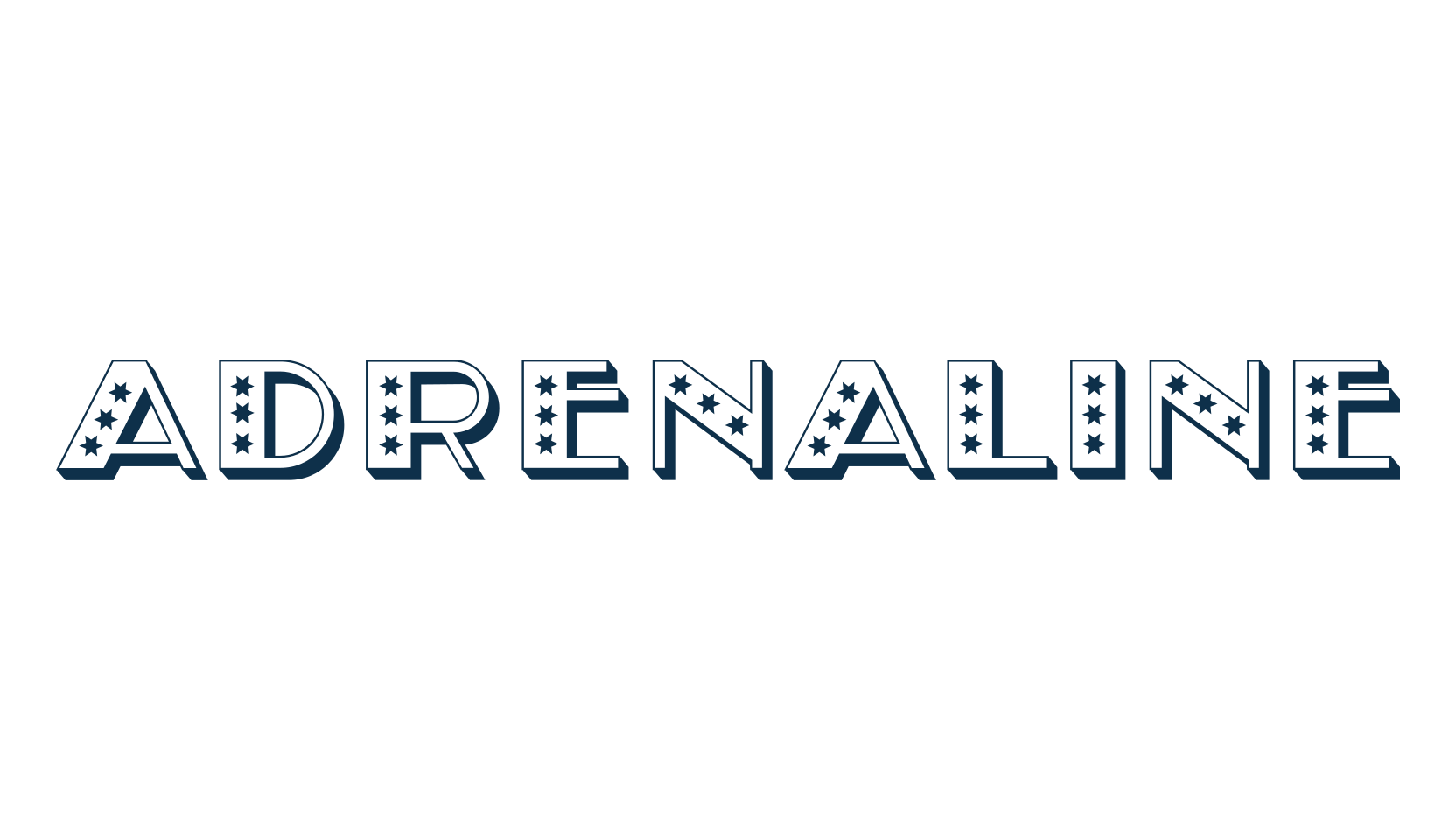 Adrenaline (adrenaline-2), fancy decorative font preview