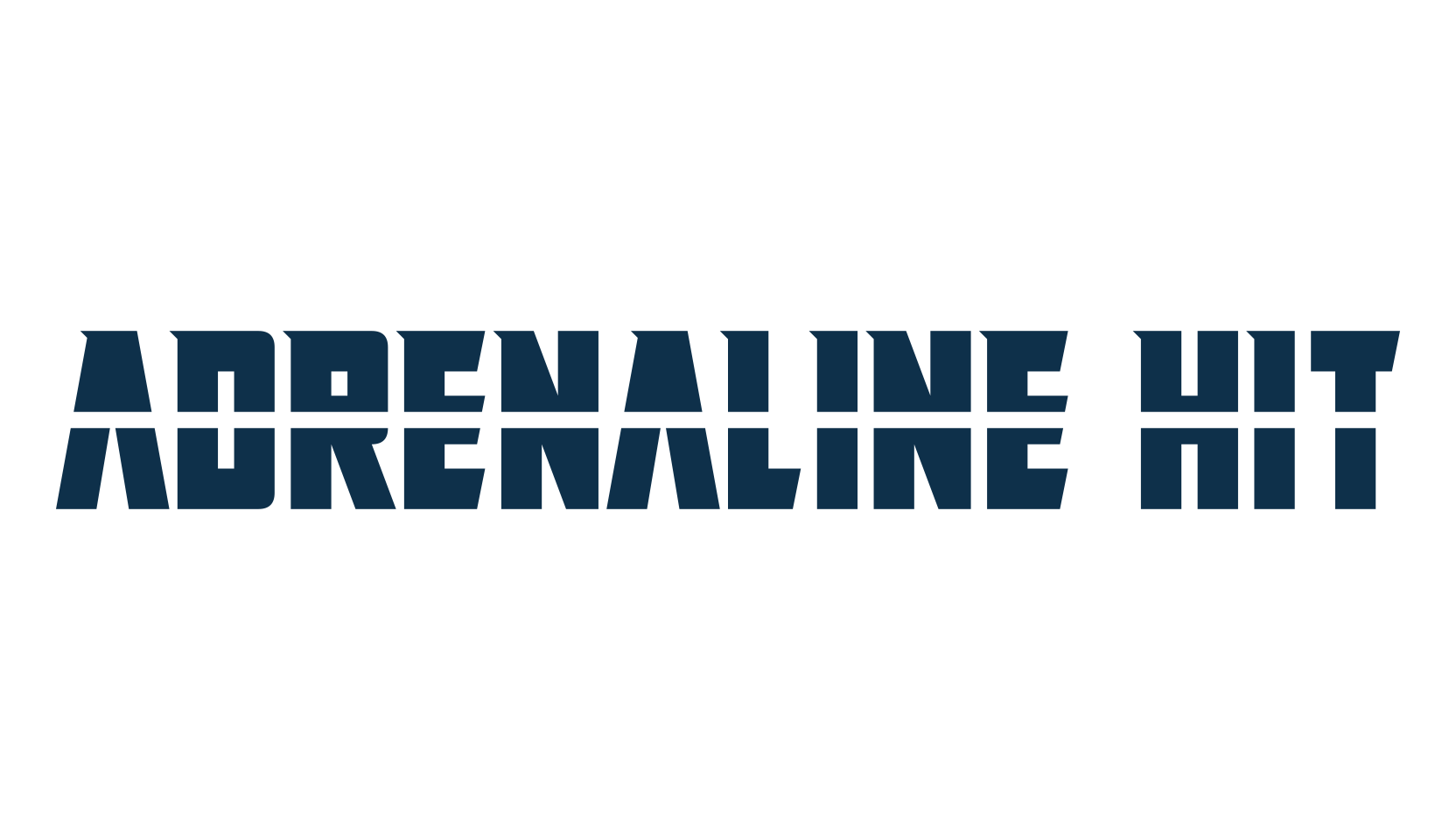 Adrenaline Hit, sci-fi font preview