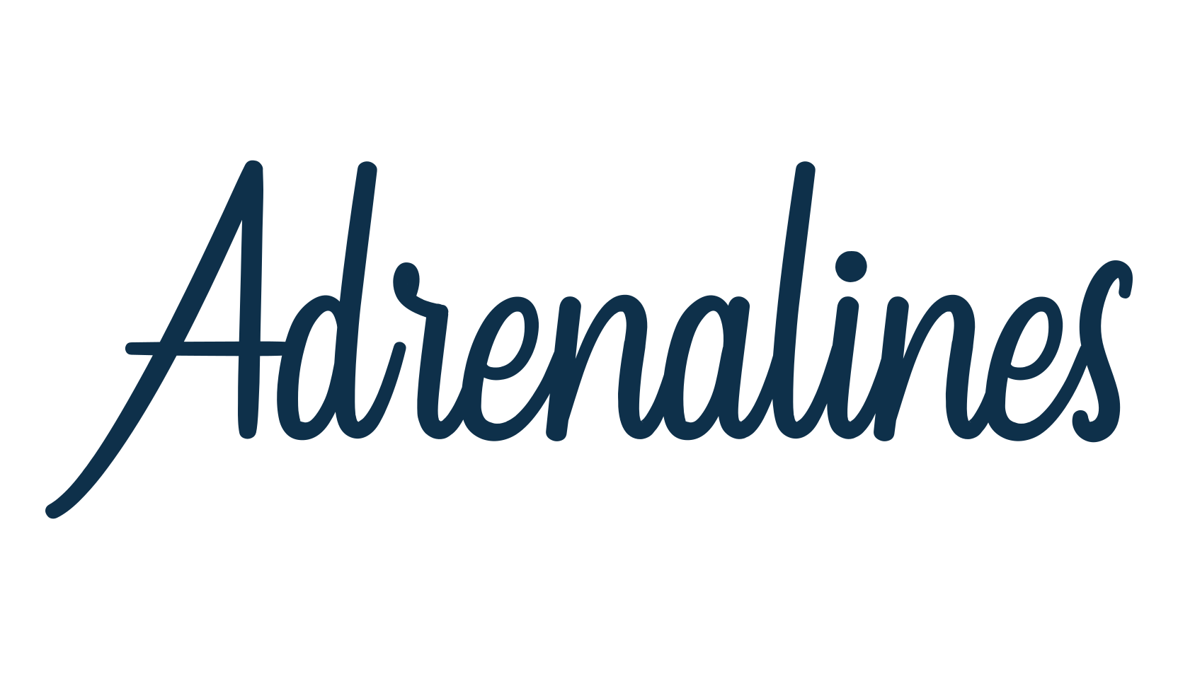 Adrenalines, fancy decorative font preview