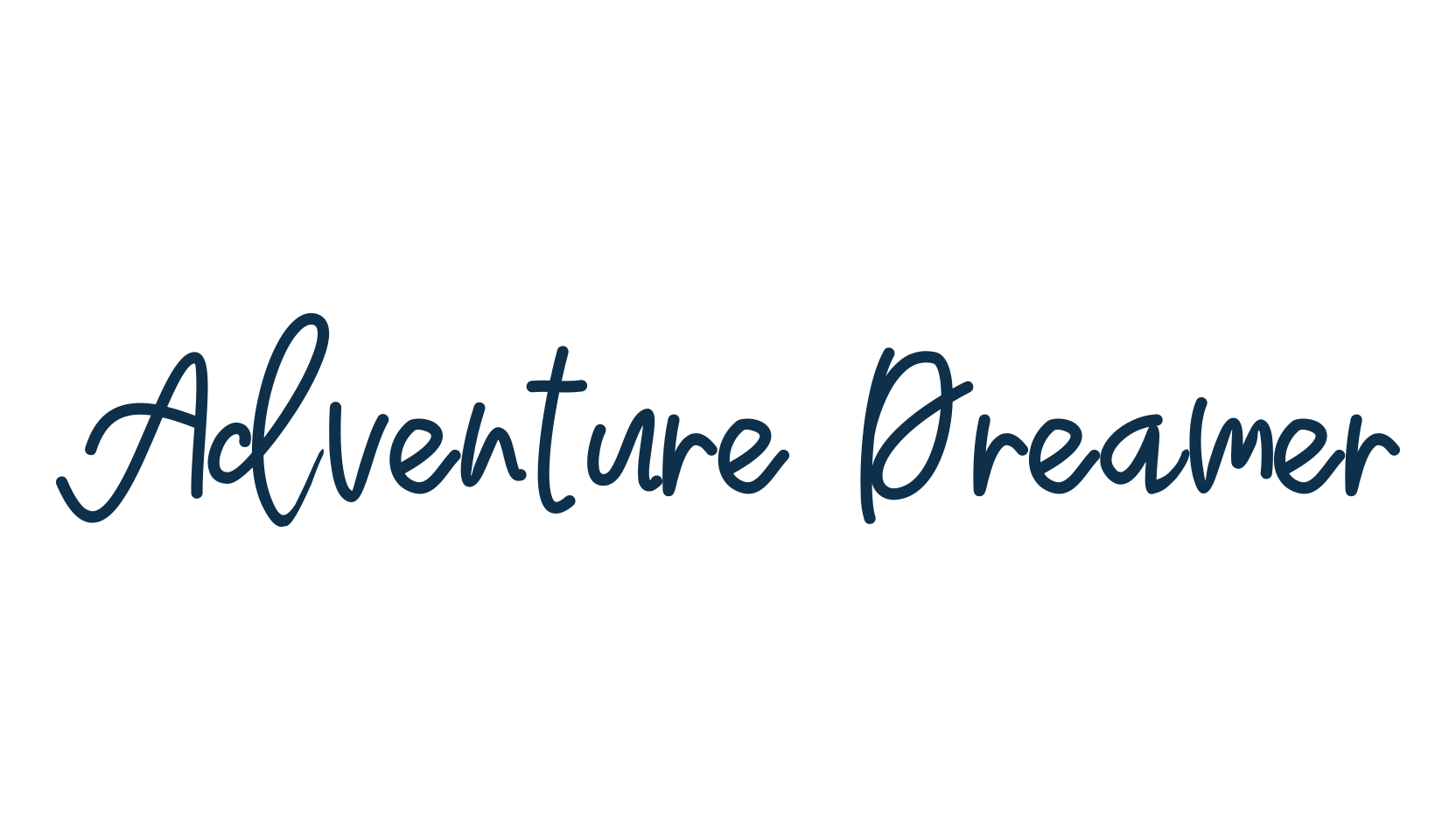 Adventure Dreamer, script handwritten fancy decorative calligraphy font preview