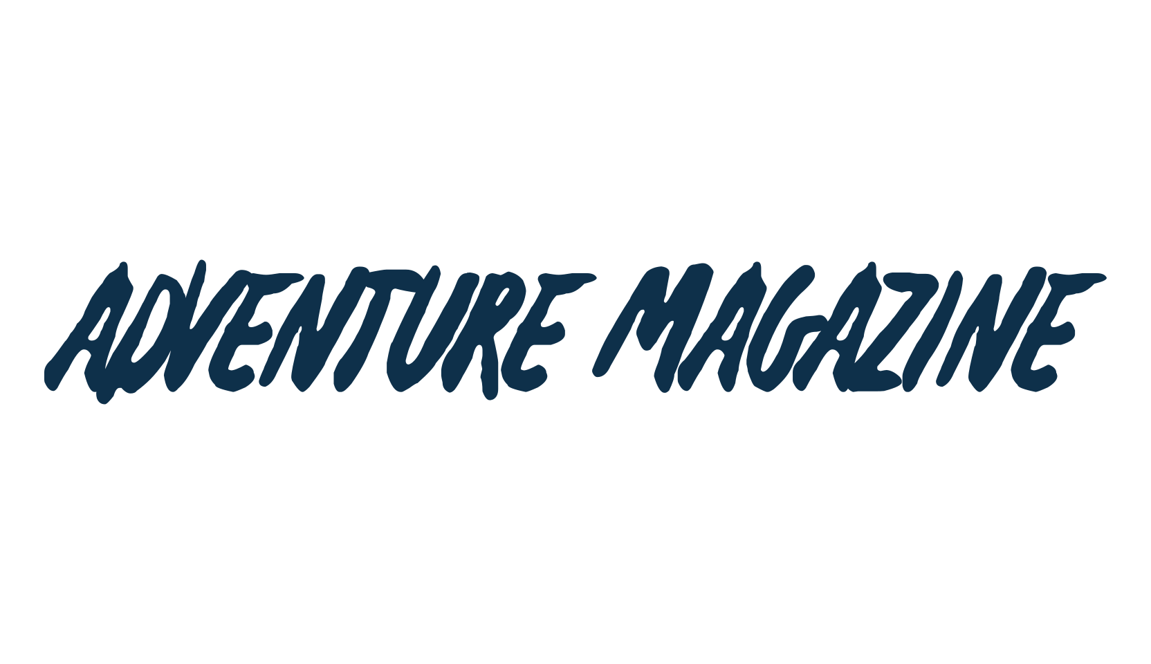 Adventure Magazine, cartoon font preview