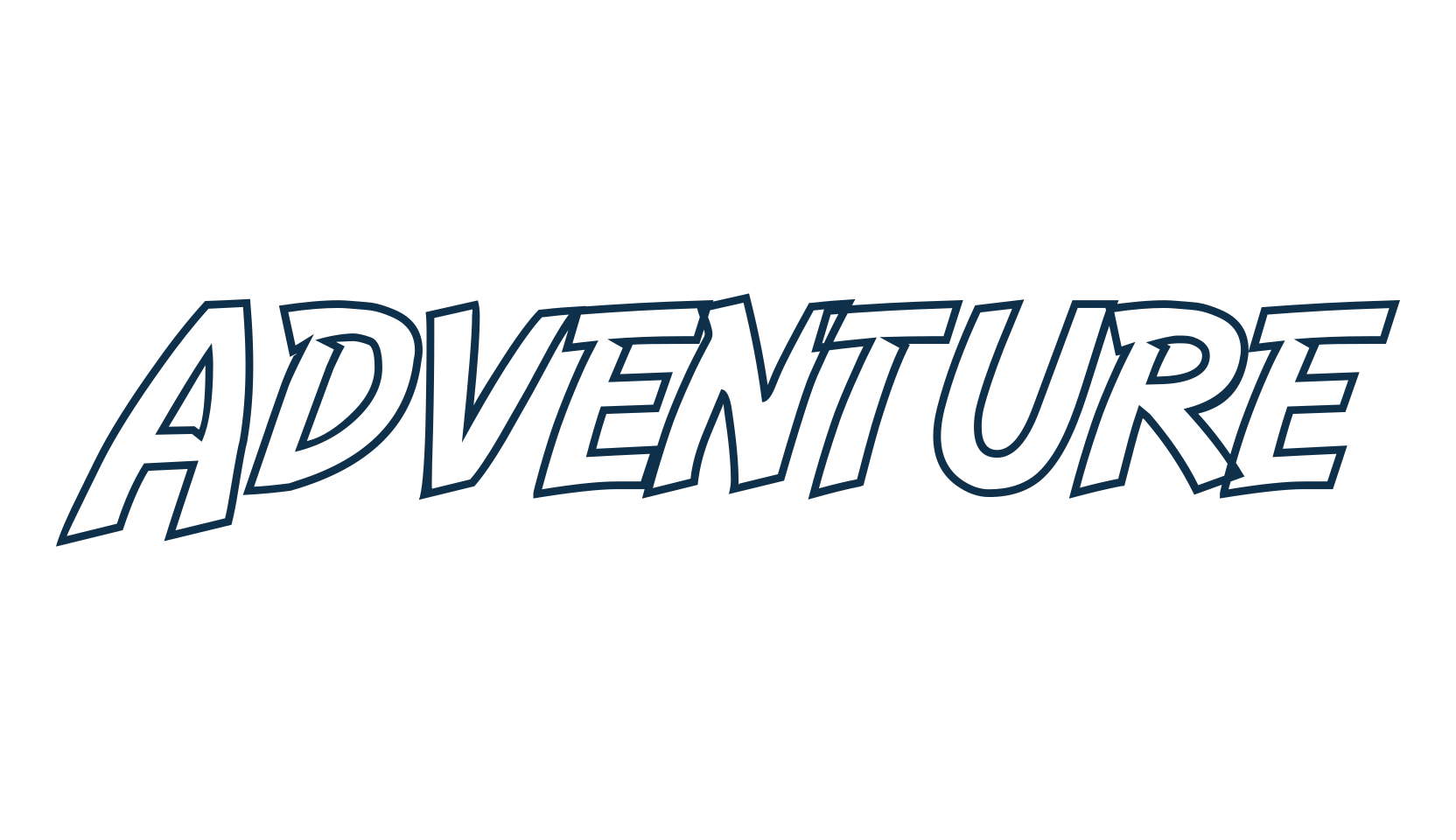 Adventure (adventure), cartoon font preview