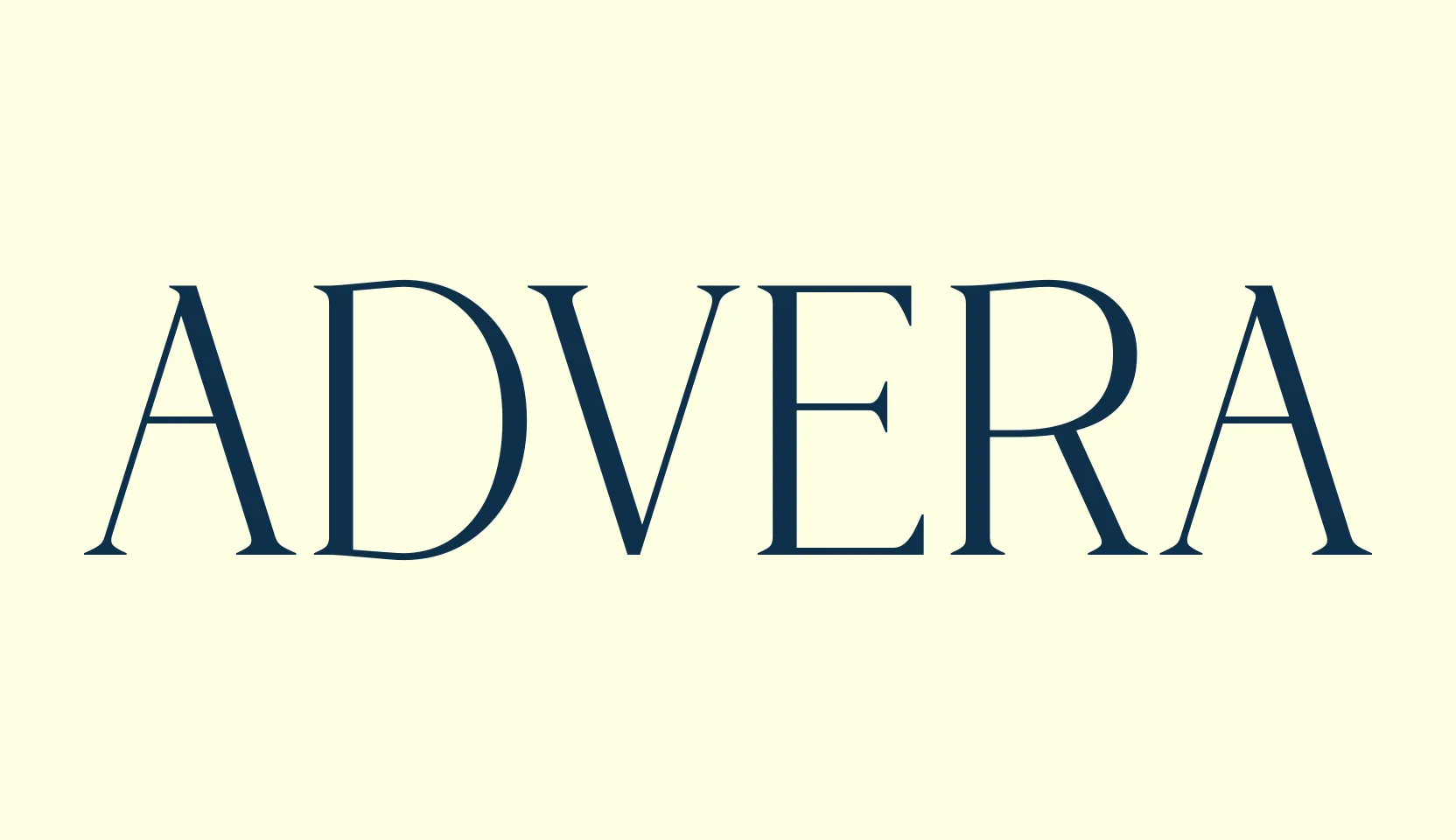 Advera, serif font preview