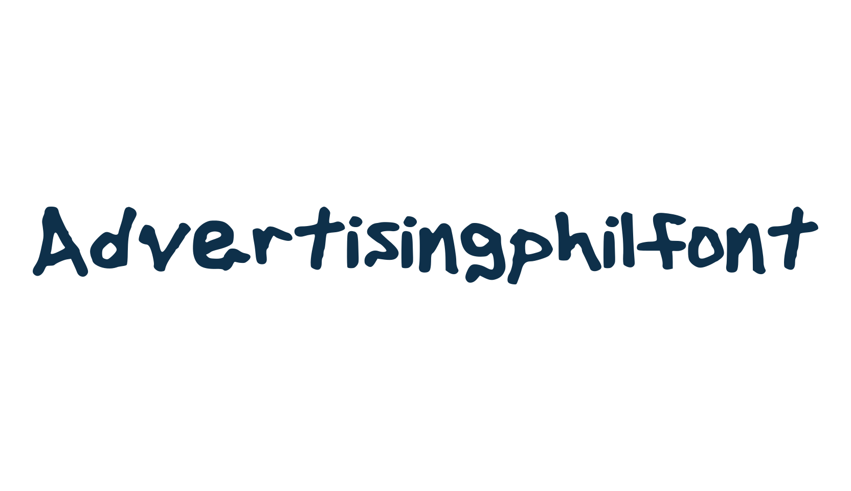 Advertisingphilfont, script handwritten fancy decorative calligraphy font preview