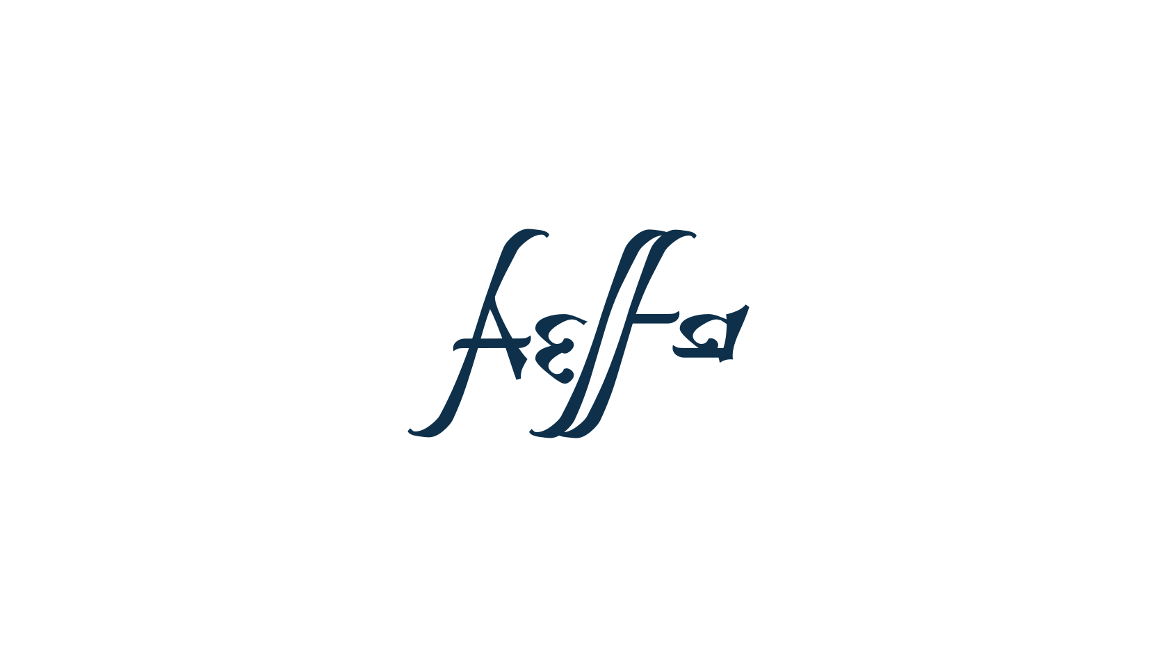 Aelfa, fancy decorative font preview