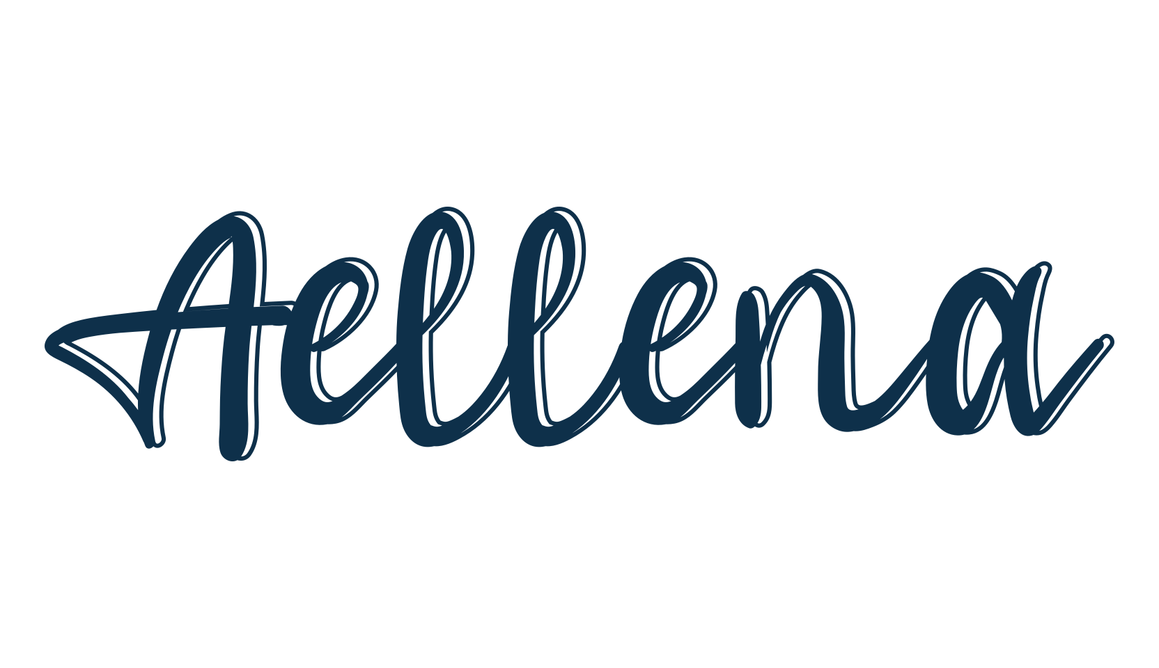 Aellena, various font preview